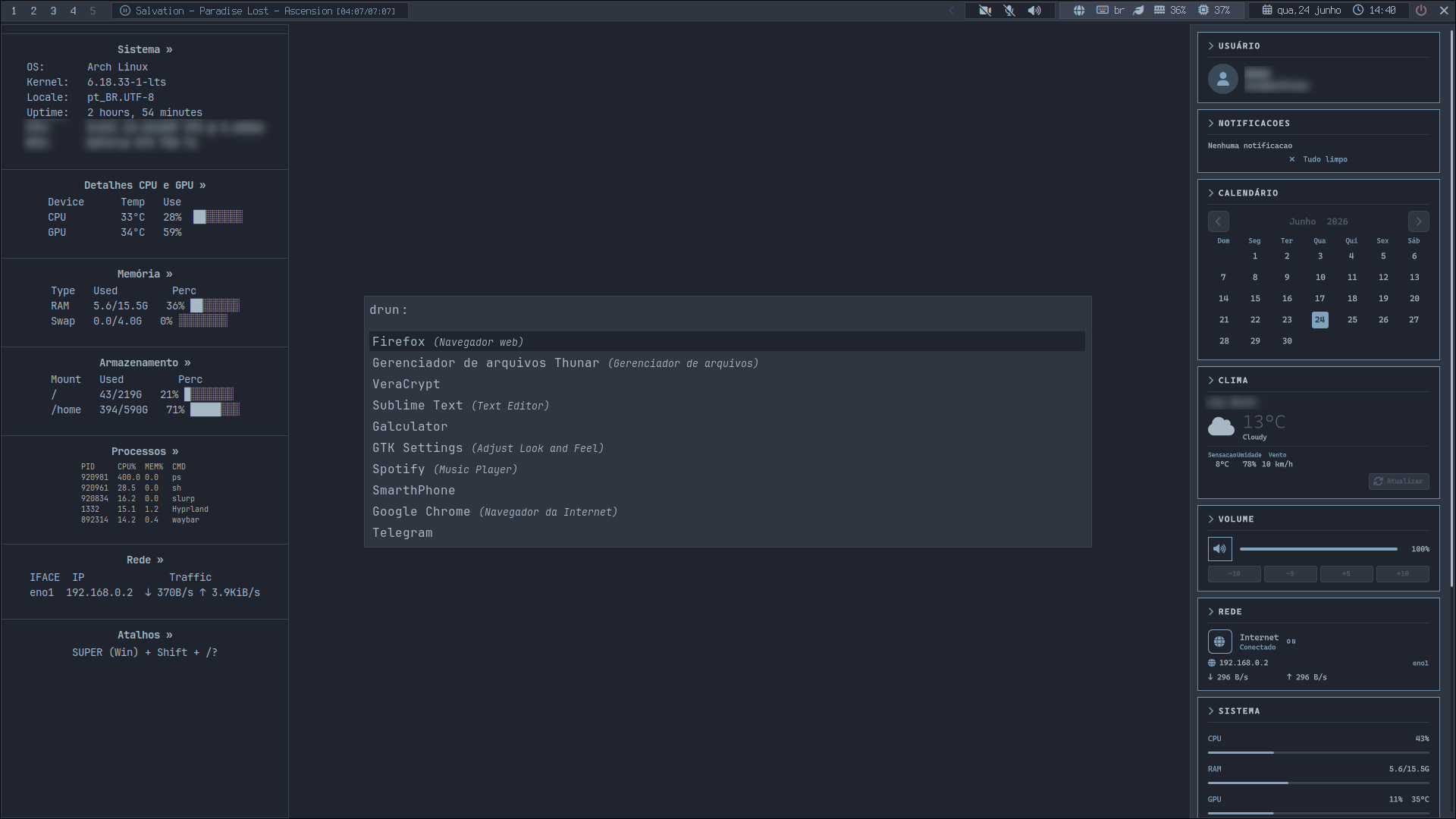 HyprSlate, prévia 2